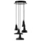 Shadows Ring LED Pendant Light  option Black Opaque / European Oak - Stained Black / Black