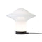 Trottola LED Table Lamp  option Opaline / Black
