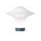 Trottola LED Table Lamp  option Opaline / Silver