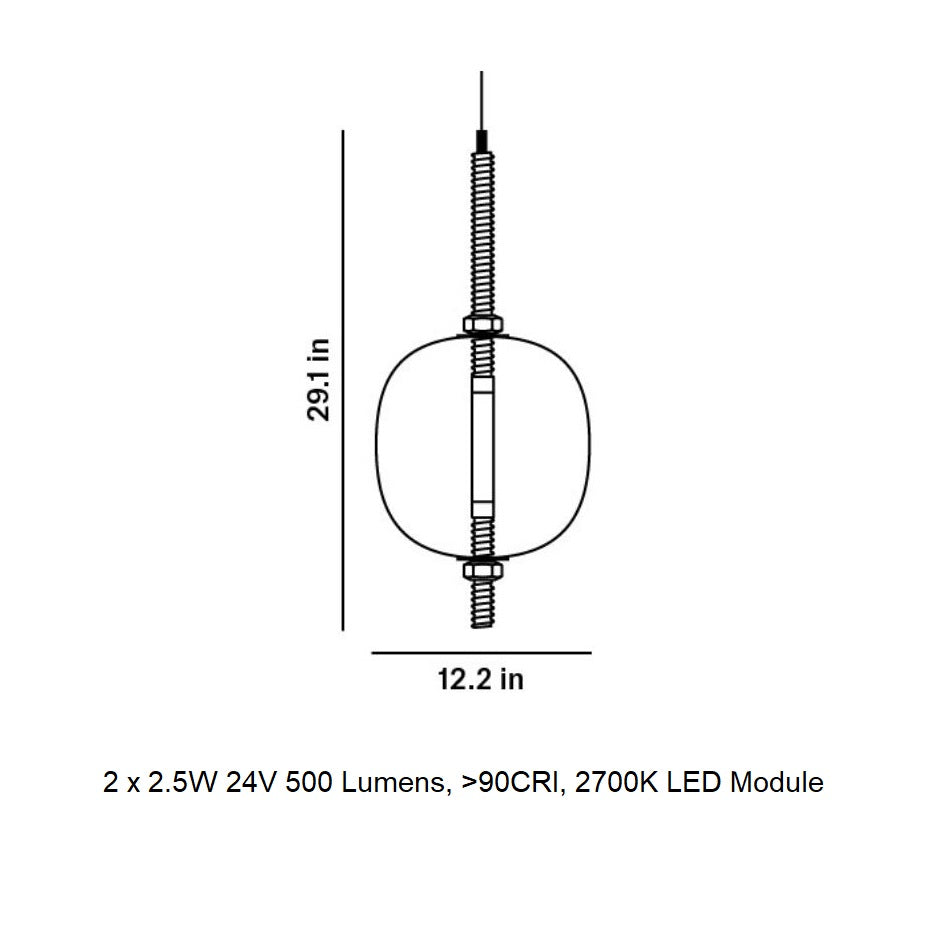 Under Pressure LED Pendant Light