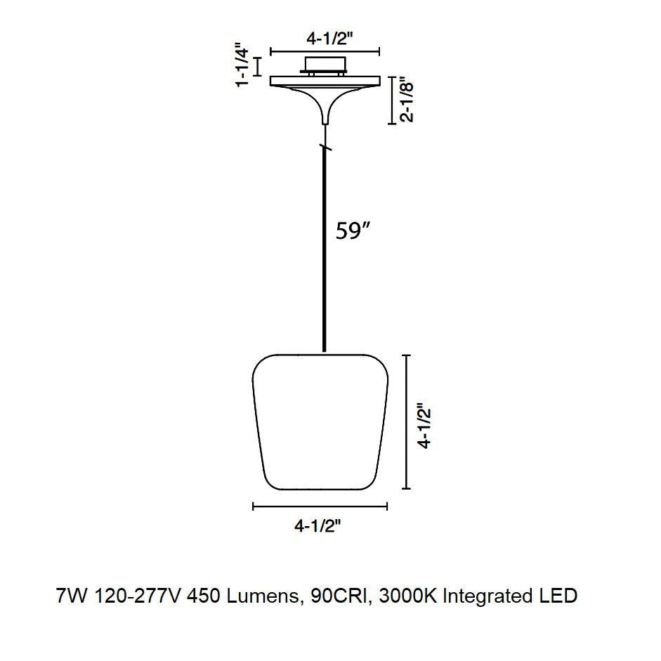 Aurora LED Pendant Light