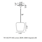 Aurora LED Pendant Light
