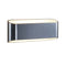 Eclipse Wall Sconce  option Brushed Chrome Outer/White Inner / Large: 11.9 in width