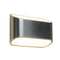 Eclipse Wall Sconce  option Brushed Chrome Outer/White Inner / Small: 7 in width