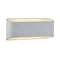 Eclipse Wall Sconce  option White Outer/White Inner / Large: 11.9 in width