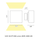 Glaz LED Wall Sconce