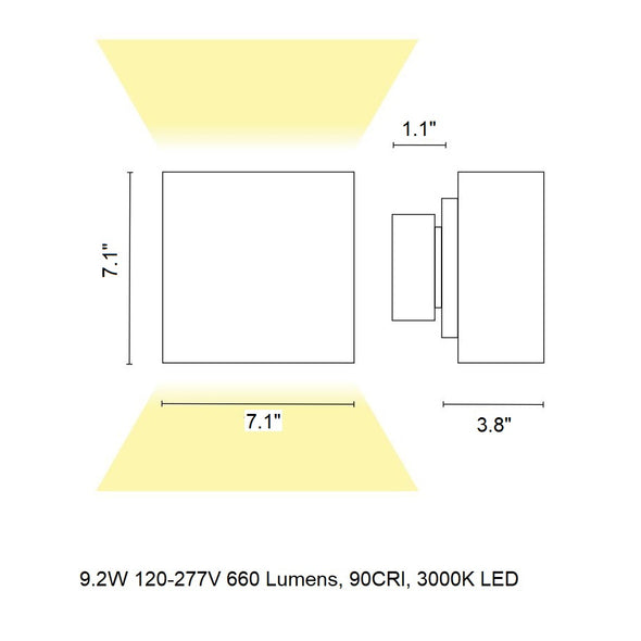 Glaz LED Wall Sconce
