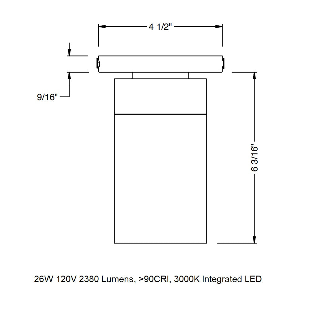 GX25 LED Flush Mount