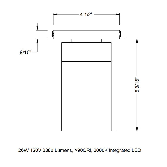 GX25 LED Flush Mount