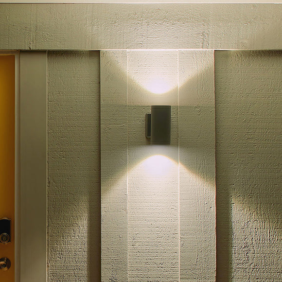 Outdoor Cylinder LED Wall Sconce