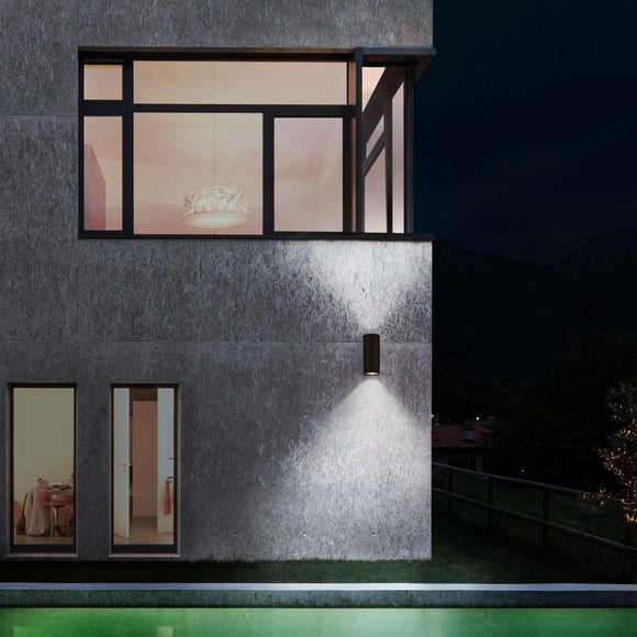 Outdoor Cylinder LED Wall Sconce