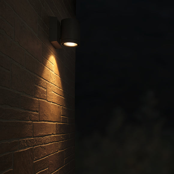 Outdoor Cylinder LED Wall Sconce