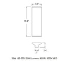 Runner LED Wall Sconce