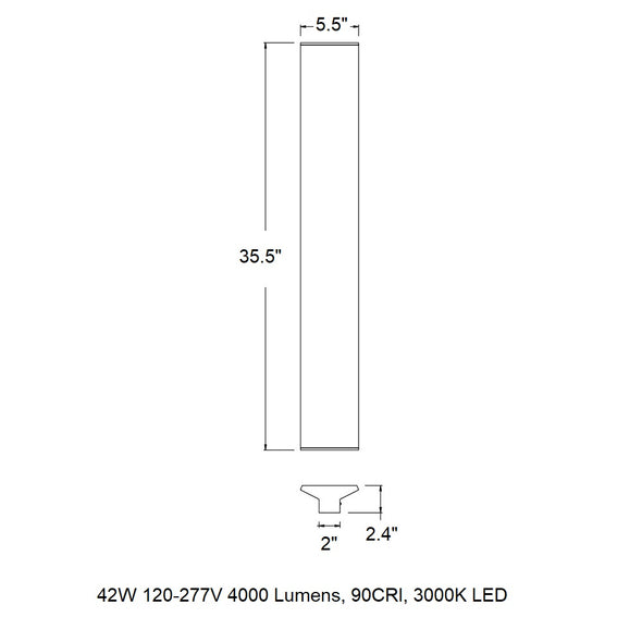 Runner LED Wall Sconce