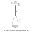 Zara Mini Pendant Light