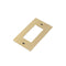 Wall Plate  option Brass
