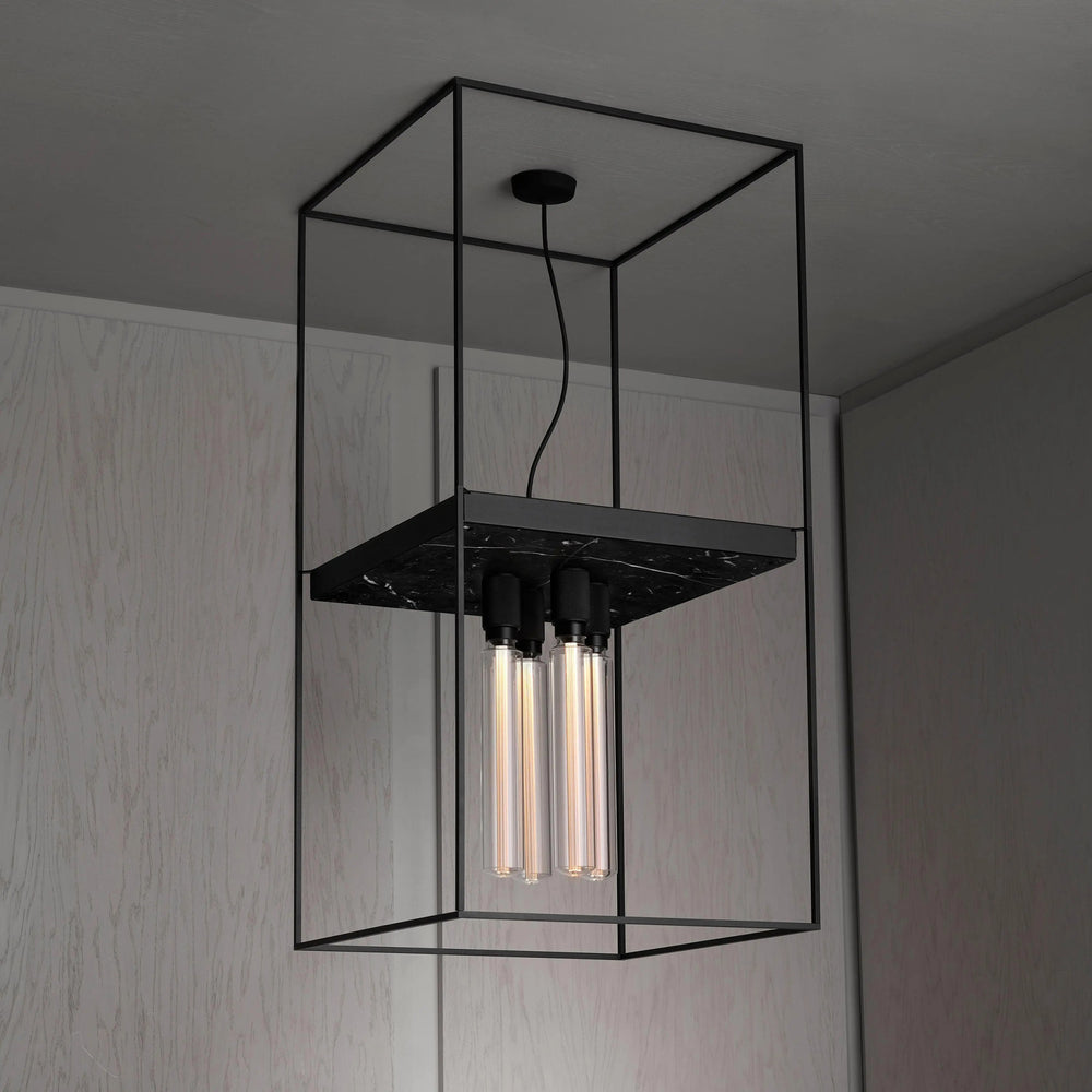 Caged 4.0 Square Flush Mount