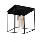 Caged 4.0 Square Flush Mount