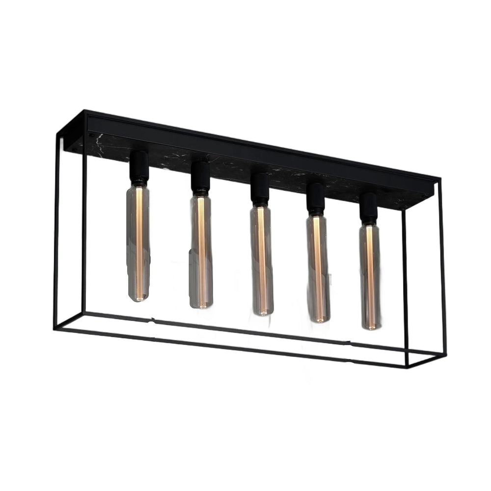 Caged 5.0 Linear Flush Mount