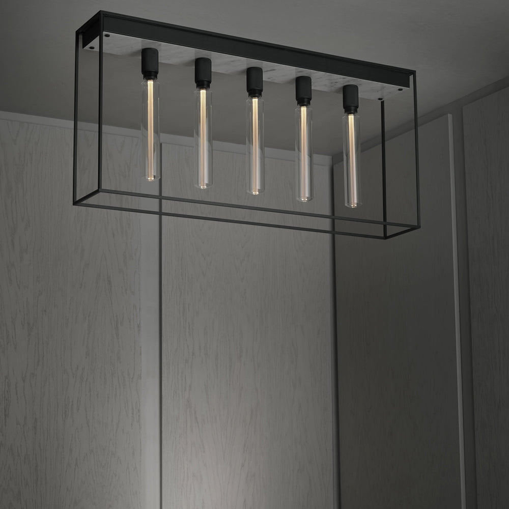 Caged 5.0 Linear Flush Mount