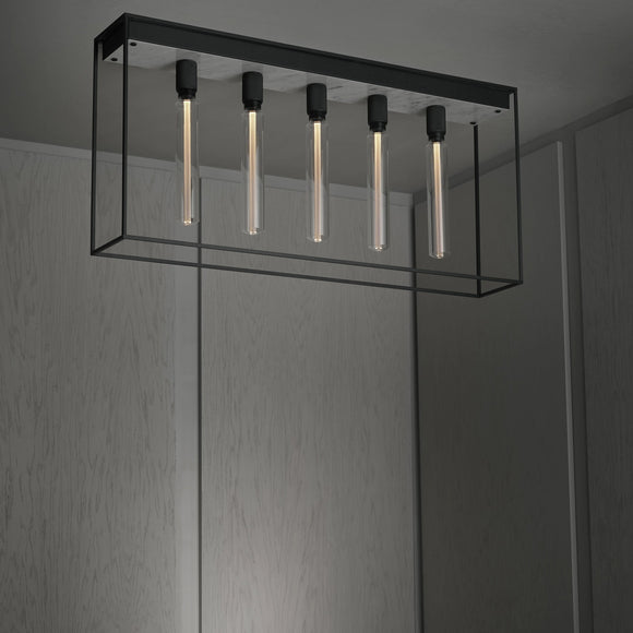 Caged 5.0 Linear Flush Mount