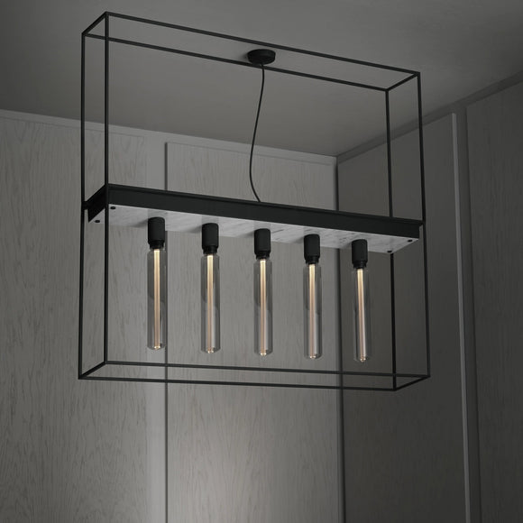 Caged 5.0 Linear Flush Mount