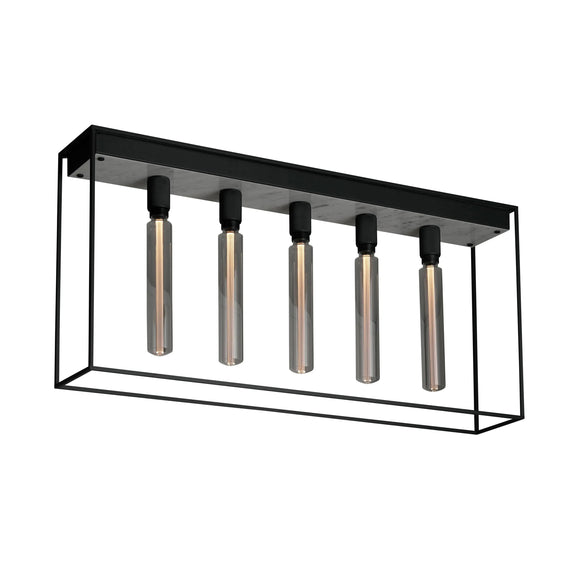 Caged 5.0 Linear Flush Mount