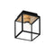 Caged Outdoor Flush Mount  option Brass