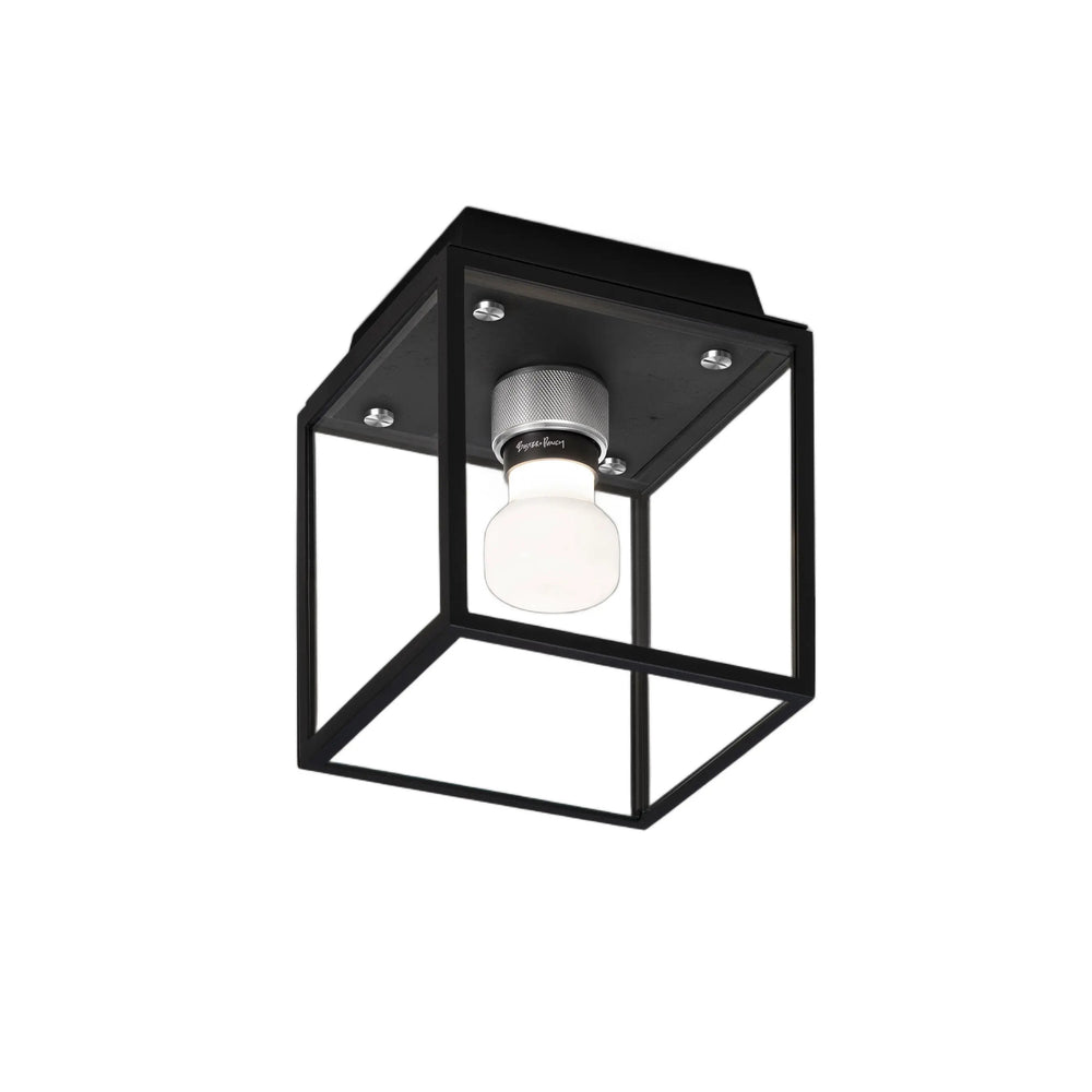 Caged Outdoor Flush Mount