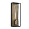 Caged Outdoor Wall Sconce  option Brass