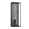 Caged Outdoor Wall Sconce  option Steel