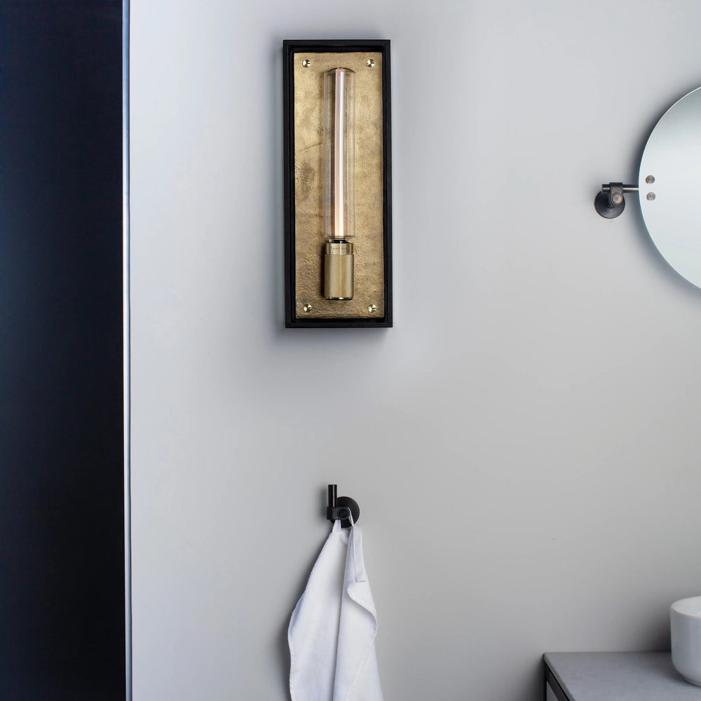Caged Outdoor Wall Sconce