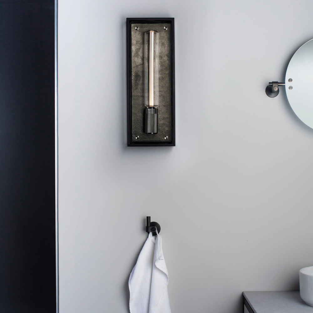 Caged Outdoor Wall Sconce