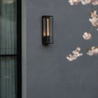 Caged Outdoor Wall Sconce
