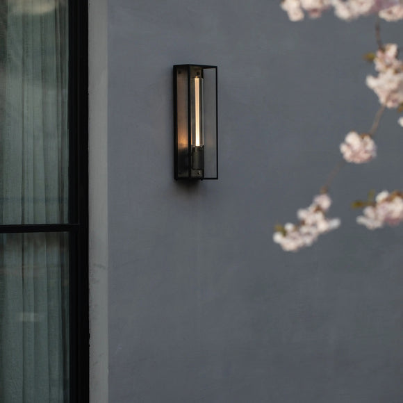 Caged Outdoor Wall Sconce