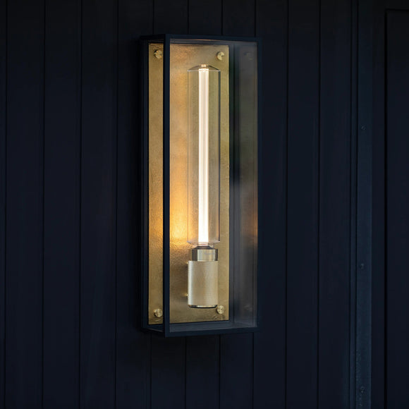Caged Outdoor Wall Sconce