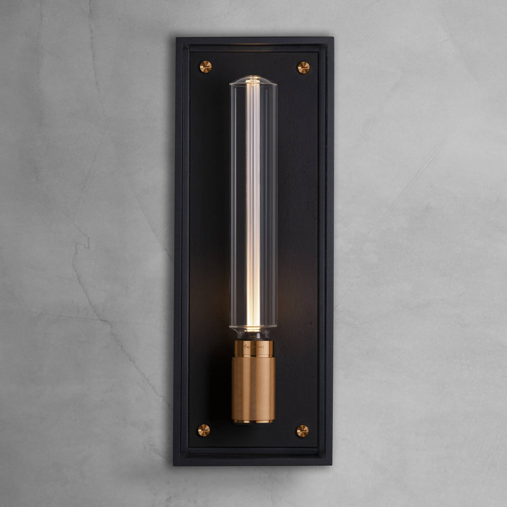 Caged Outdoor Wall Sconce