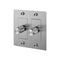 Cross Dimmer Switch  option Steel