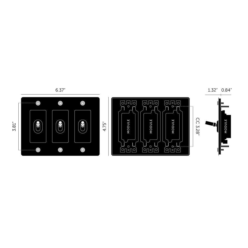 Cross Toggle Switch