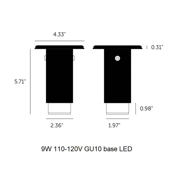 Exhaust Surface Flush Mount