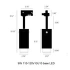 Exhaust Track Spot Light