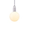 Forked Globe Pendant Light  option Steel
