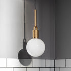 Forked Globe Pendant Light