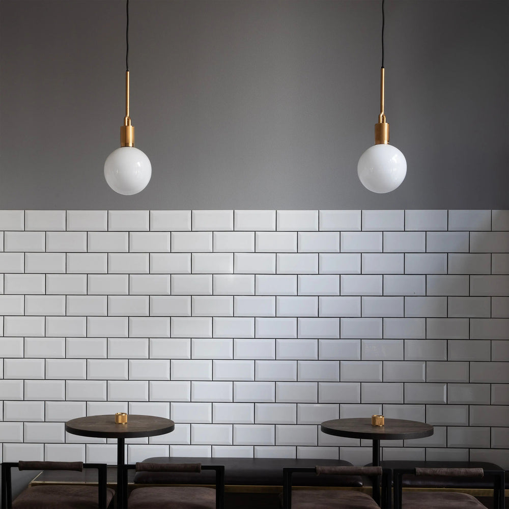 Forked Globe Pendant Light