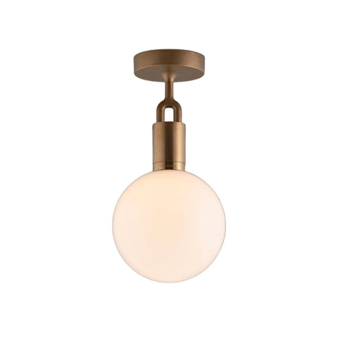 Forked Globe Semi Flush Mount