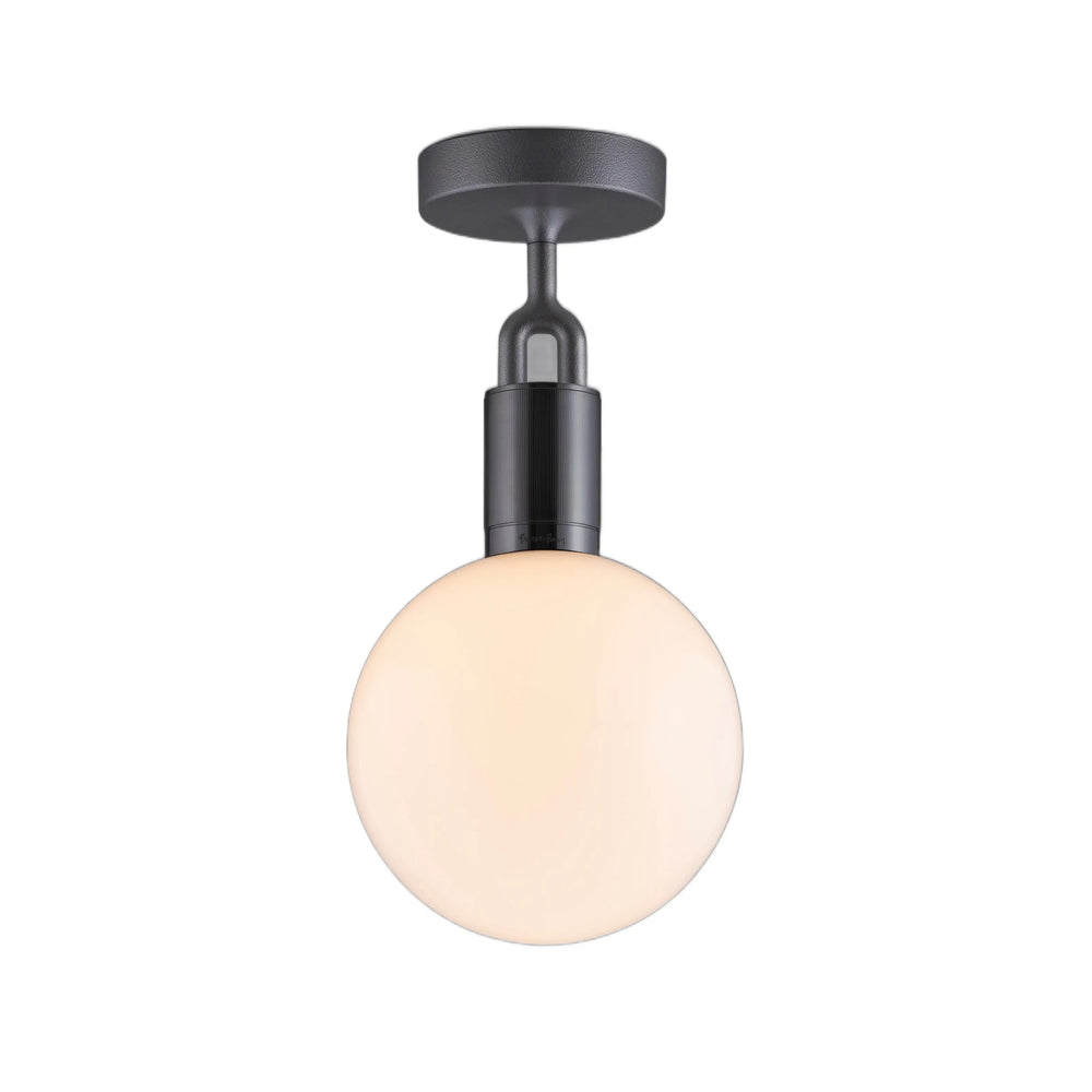 Forked Globe Semi Flush Mount