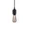Heavy Mini Pendant Light  option Smoked Bronze / Cross