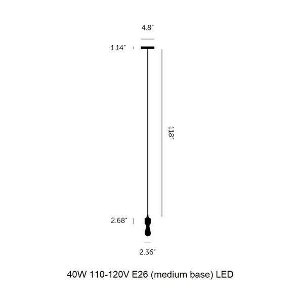 Heavy Mini Pendant Light