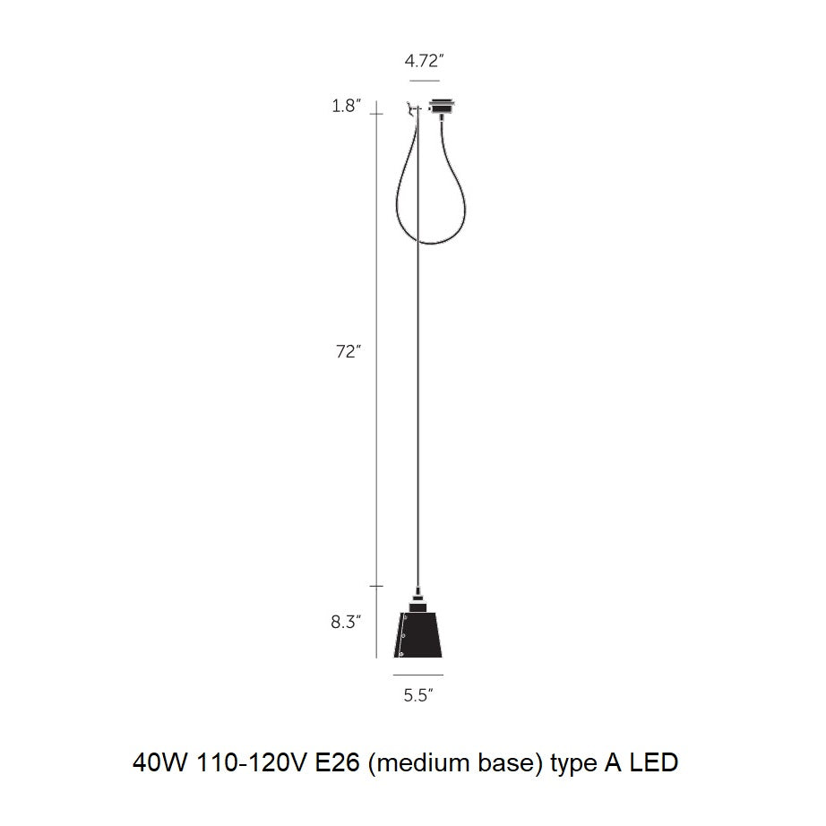 Hooked 1.0 Pendant Light