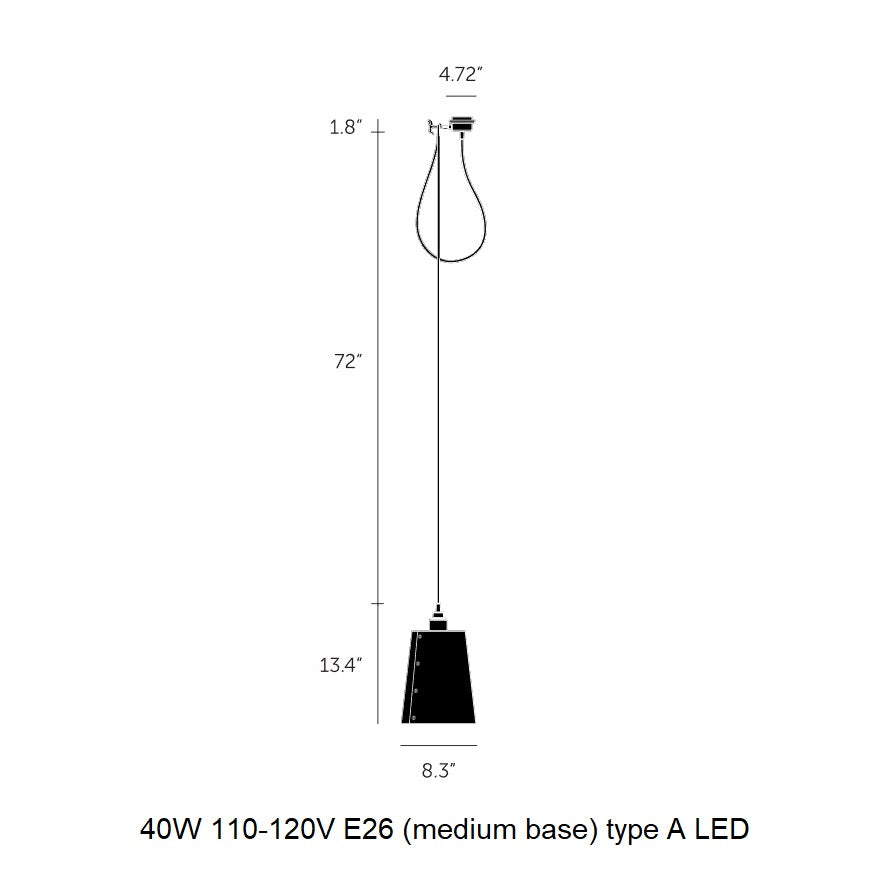 Hooked 1.0 Pendant Light